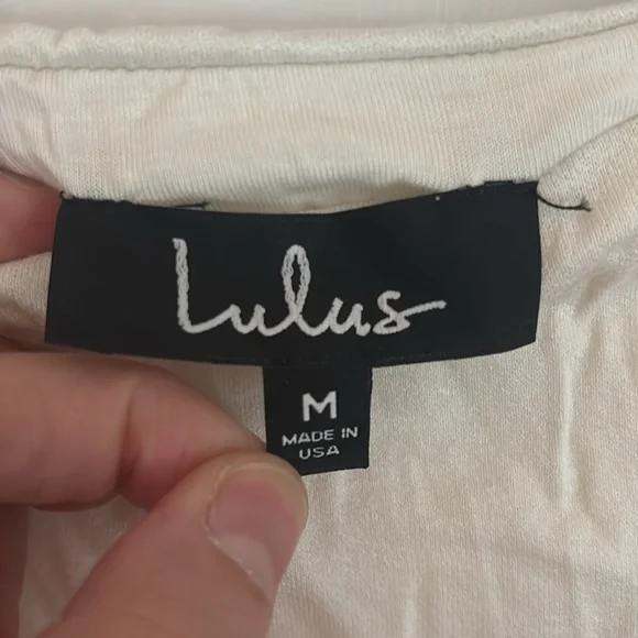 NWT! Lulus White Cream Skirt - Picture 2 of 3